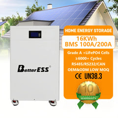 BetterESS 51.2V 314Ah 16KWh LiFePO4 Mobile ESS With Active Balancer for Home Energy Storage
