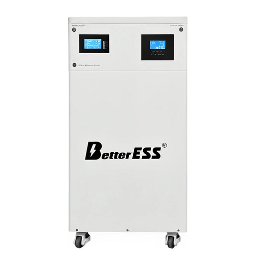BetterESS 51.2V 200Ah 10Kwh All-in-One Mobile Power Station with 5kW Hybrid Inverter