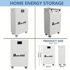 BetterESS 51.2V 200Ah 10KWh LiFePO4 Mobile ESS With Active Balancer