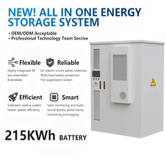 High Voltage 768V 215KWH Cabinet Solar Power Energy Storage System Container BESS