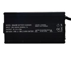 29.2V 20A Intelligent AC-DC 12V Lithium Iron Phosphate Battery Charger