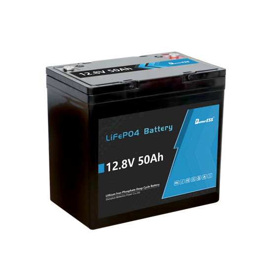12V 50Ah LiFePO4 Battery Built-in 50A BMS with Bluetooth