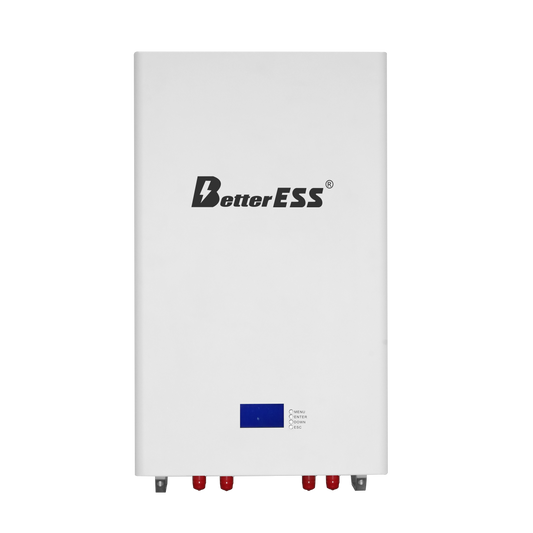 51.2V 100Ah LiFePO4 Wall Mounted Battery Pack With Active Balancer Powerwall 6000+Cycles