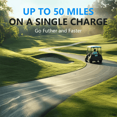 BetterESS 48V 105AH Lithium Golf Cart Battery, 100A BMS, 4000+ Cycles LiFePO4 Battery