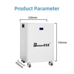 51.2V 400Ah 200A 20KWH Lithium Energy Storage Battery Support Parallel