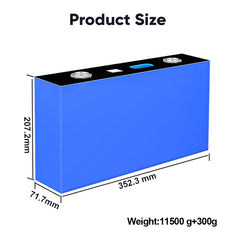 EVE MB56 3.2V 628Ah LiFePO4 Battery Cell 12000 Cycles- Brand New Grade A with QR Code