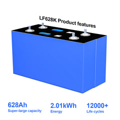 EVE MB56 3.2V 628Ah LiFePO4 Battery Cell 12000 Cycles- Brand New Grade A with QR Code