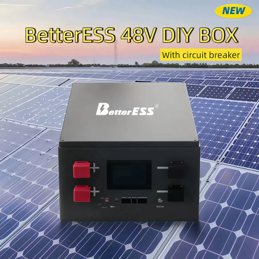 EU Stock 48V LiFePO4 Battery BOX With JK BMS Air Switch For 16S 280Ah-314Ah, Solar System