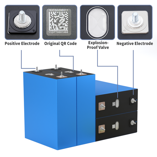 Hithium 280Ah 3.2V LiFePO4 Cells - Brand New Grade A with QR Code