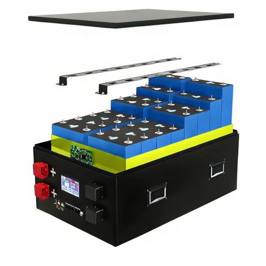 DIY Case Kits for 48V 300ah Active balance Battery Pack with enclosure accessories