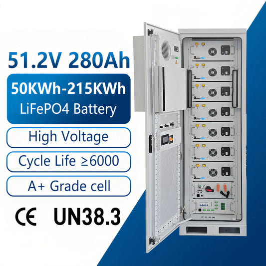 High Voltage Cabinet ESS 358V 100KWH Commercial & Industrial LiFePO4 Energy Storage System