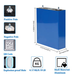 CALB 230Ah LiFePO4 Battery Brand New Grade A Rechargeable Cells For RV , EV ,Boat, Solar