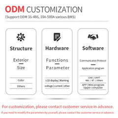 Daly Smart BMS Lifepo4 100A-400A for 12.8V 24V 48V Lifepo4 Battery