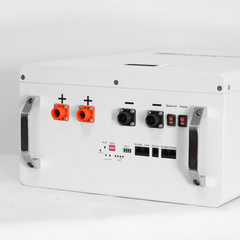 51.2V 100Ah LiFePO4 Wall Mounted Battery Pack With Active Balancer Powerwall 6000+Cycles