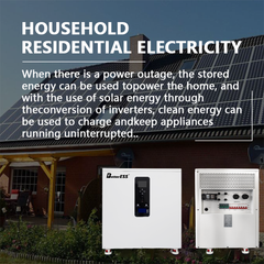 51.2V 587Ah 30kWh Hithium LiFePO4 Three Phase All-in-One Energy Storage System AC380V with 12kW Hybrid Inverter