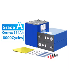 Cornex Grade A 3.2V 314Ah Rechargeable LiFePO4 Battery Cell