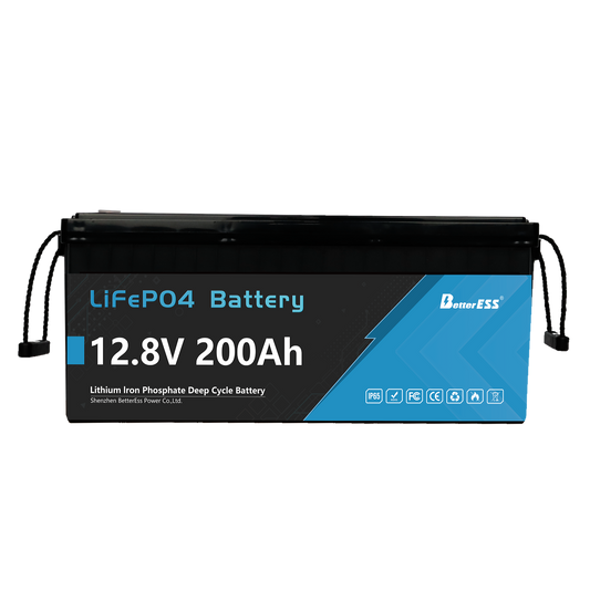 12V 200Ah LiFePO4 Battery Built-in 200A BMS with Bluetooth