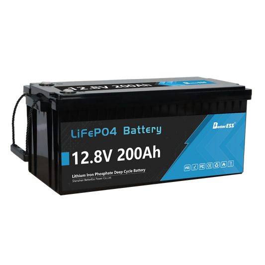 12V 200Ah LiFePO4 Battery Built-in 200A BMS with Bluetooth