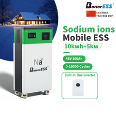 48V 10kWh 200Ah All-in-One LiFePO4 Solar Home Energy Storage System