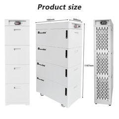 400V High Voltage LiFePO4 Battery 24kWh–64kWh | Stackable Solar Energy Storage System for Home