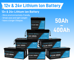 12V 280Ah LiFePO4 Battery Built-in 200A BMS with Bluetooth