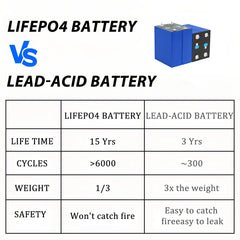 EVE LF230 3.2V 230Ah LiFePO4 Battery Cells - Grade A Single stud