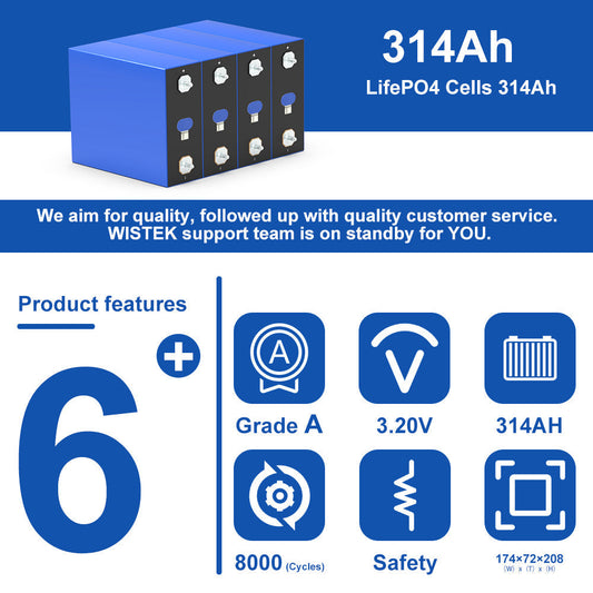 EVE 314Ah LiFePO4 Battery Cell: The Ultimate Choice for High-Capacity Energy Storage