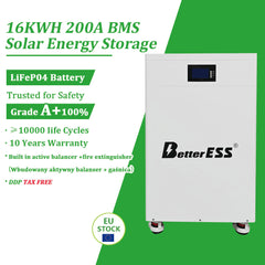 (EU Stock) BetterESS 51.2V 300Ah 15KWh LiFePO4 Mobile ESS With Active Balancer for Home Energy Storage