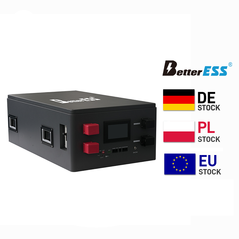 BetterEss DIY Kit 51.2V 280Ah 300Ah 314Ah LiFePO4 Battery Kit with JK 200A BMS, 2A Active Balance Stackable DIY Battery Box