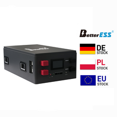 BetterEss DIY Kit 51.2V 280Ah 300Ah 314Ah LiFePO4 Battery Kit with JK 200A BMS, 2A Active Balance Stackable DIY Battery Box