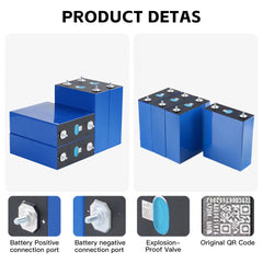 REPT 3.2V 345Ah LiFePO4 Energy Storage Battery Cell-High quality Grade A+ with QR Code