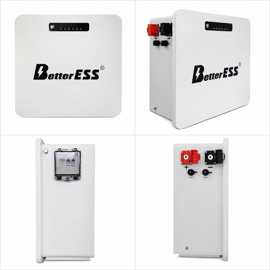48V 628Ah 10kWh LiFePO4 Wall Mount Battery for Home Energy Storage with WiFi & Bluetooth