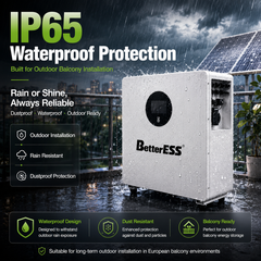 2.5kWh Balcony Solar Battery Storage System 1200W Plug & Play LiFePO4 Energy Storage