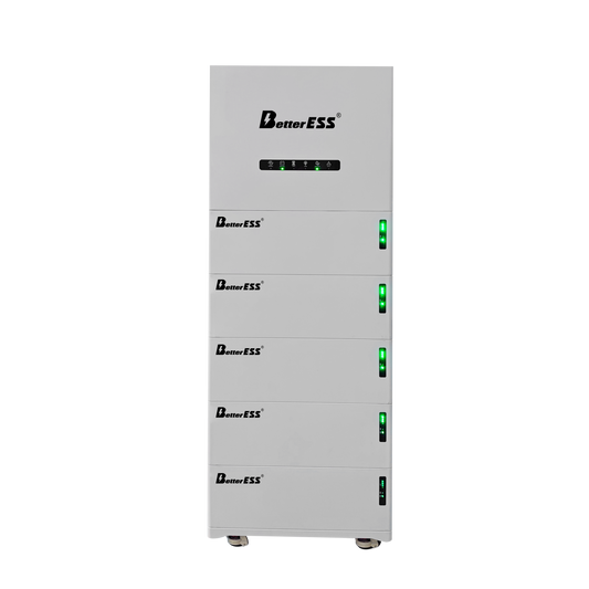 Stackable 8kWh–40kWh High-Voltage Home Battery ESS 25.6V–400V DC-DC Solar Energy Storage System with WiFi, Bluetooth & Built-in Boost Module