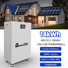48V 51.2V 280Ah 14KWh LiFePO4 Mobile ESS With Active Balancer for Home Energy Storage