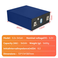 REPT 3.2V 345Ah LiFePO4 Energy Storage Battery Cell-High quality Grade A+ with QR Code