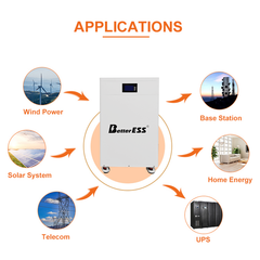 48V 51.2V 280Ah 14KWh LiFePO4 Mobile ESS With Active Balancer for Home Energy Storage