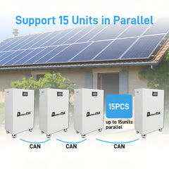 Batterie LiFePO4 mobile améliorée 48 V 51,2 V 300 Ah 15 kWh avec équilibreur actif