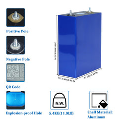 EVE 3.2V 304Ah LiFePO4 Battery Cells - Brand New Grade A with QR Code