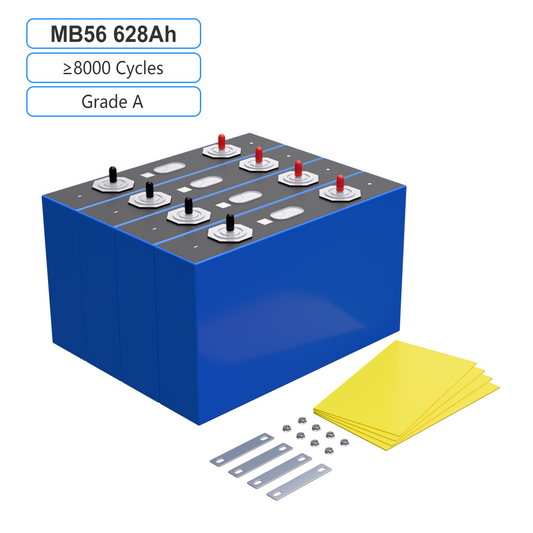 EVE MB56 3.2V 628Ah LiFePO4 Battery Cell - Brand New Grade A with QR Code