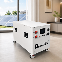 BetterESS 51.2V 628Ah 32KWh LiFePO4 DIY Battery Kit MB56 Case Set with JK 300A BMS, Air Switch & 2A Active Balancing – Solar, RV & Off-Grid Energy Storage